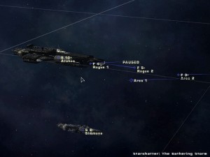F3, or Orbit View, gives you a view of the whole map. Depending on your rank, you can command some or all of these ships.